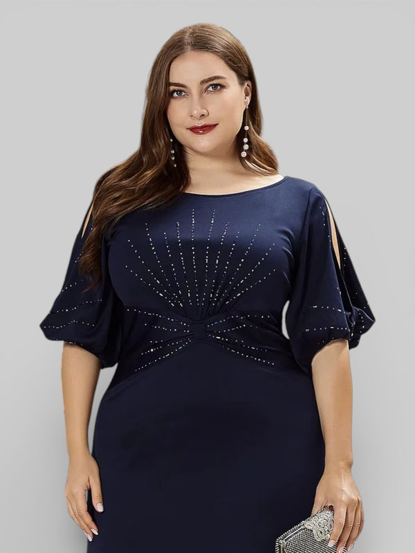 Vestido Longo Plus Size Bloom - Aurea Dress