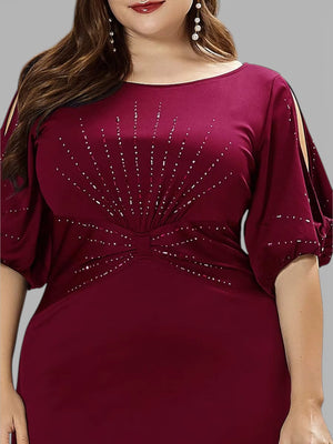 Vestido Longo Plus Size Bloom - Aurea Dress