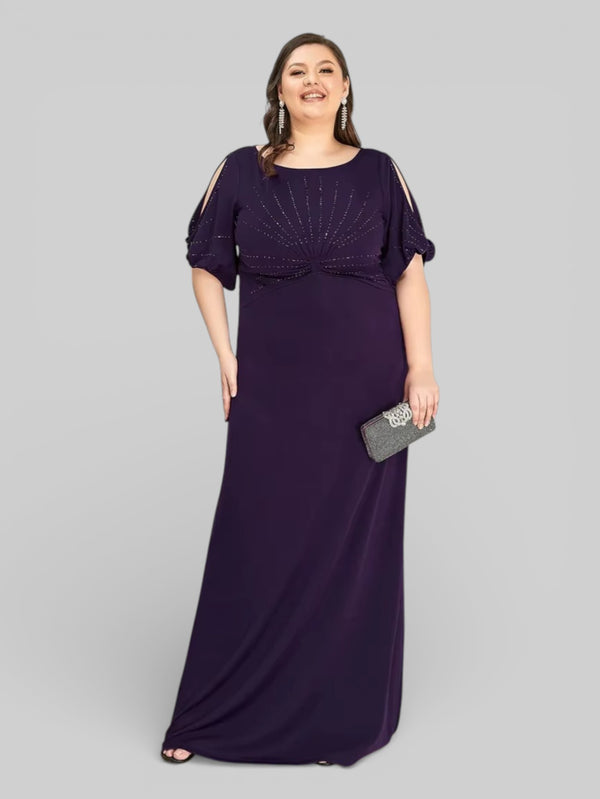 Vestido Longo Plus Size Bloom - Aurea Dress
