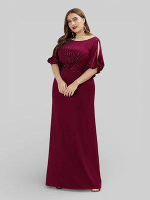 Vestido Longo Plus Size Bloom - Aurea Dress