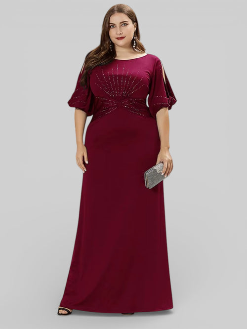 Vestido Longo Plus Size Bloom - Aurea Dress