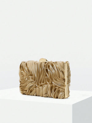 Bolsa de Festa Clutch de Luxo Franzido Paris - Aurea Dress