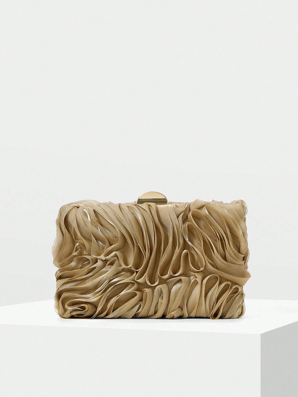 Bolsa de Festa Clutch de Luxo Franzido Paris - Aurea Dress