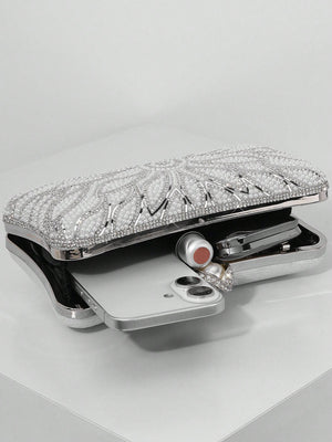 Bolsa Clutch de Festa Pérolas