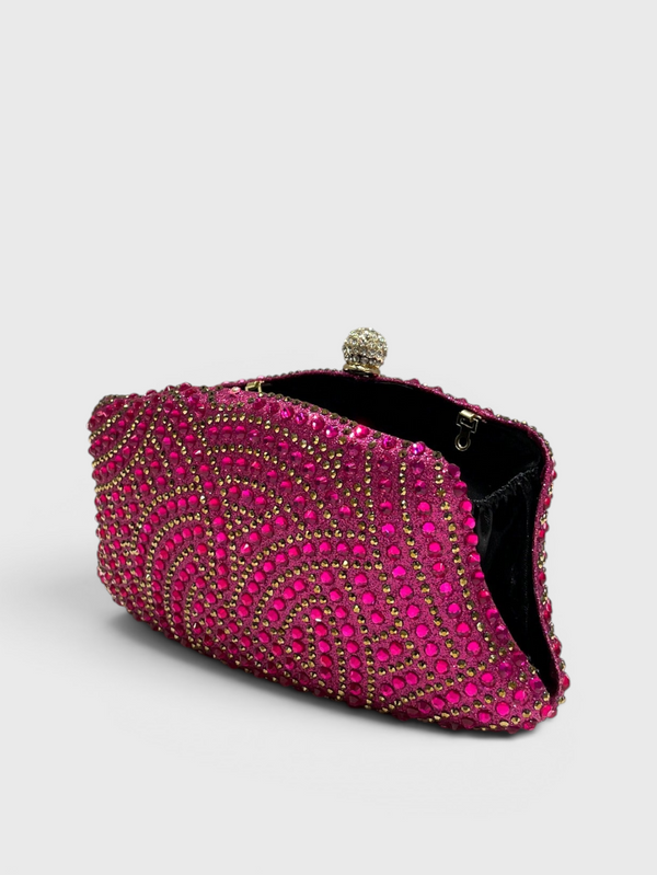 Bolsa Cluth de Festa Pedrarias Premium Fecho de Pressão