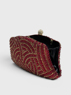 Bolsa Cluth de Festa Pedrarias Premium Fecho de Pressão