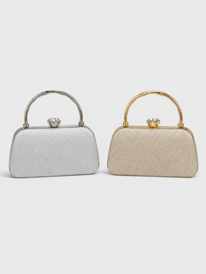 Bolsa Cluth de Festa Premium Cristal