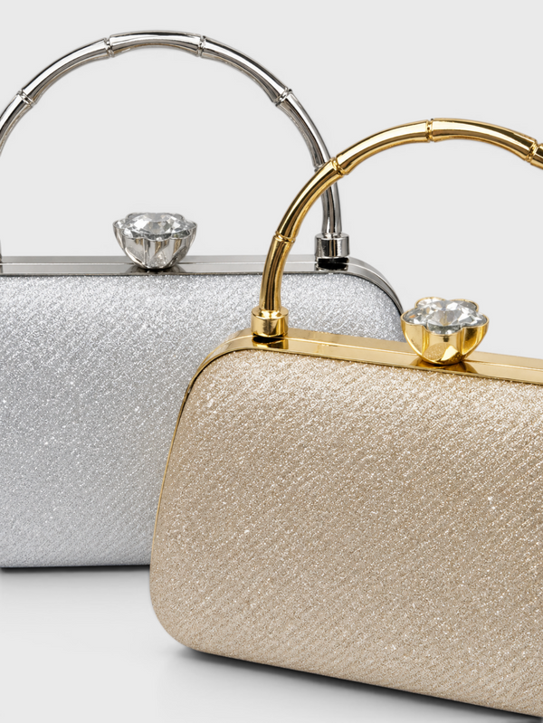 Bolsa Cluth de Festa Premium Cristal
