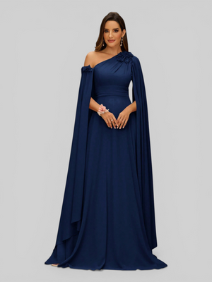 Vestido de Festa com Capa Aurea Dress New