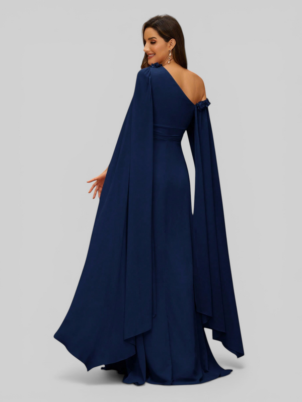 Vestido de Festa com Capa Aurea Dress New