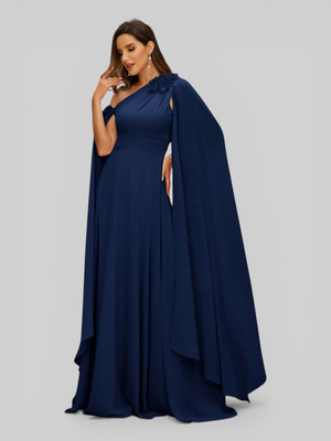 Vestido de Festa com Capa Aurea Dress New