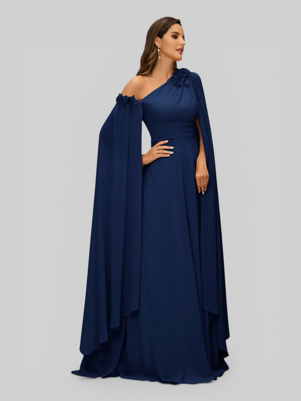 Vestido de Festa com Capa Aurea Dress New