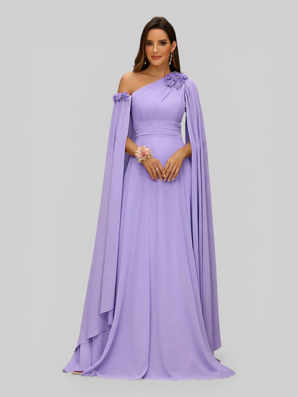 Vestido de Festa com Capa Aurea Dress New