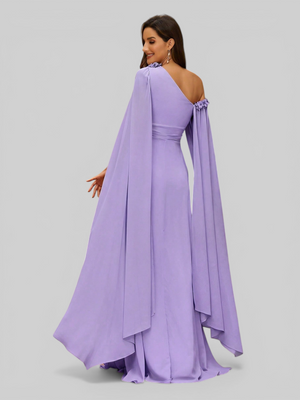 Vestido de Festa com Capa Aurea Dress New