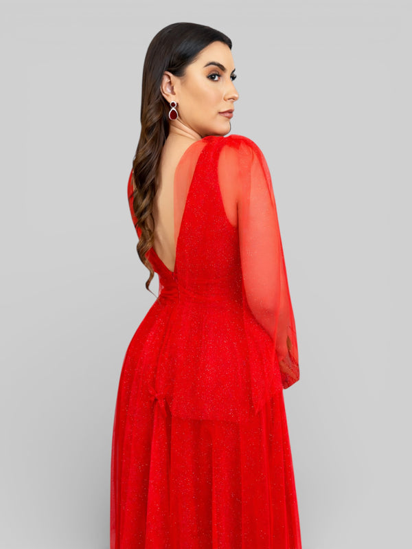 Vestido Plus Size com Brilho Paloma - Aurea Dress
