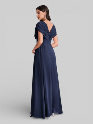 Vestido de Festa Longo Bordado com Strass Dantas - Aurea Dress