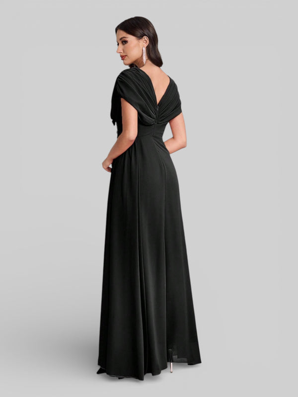 Vestido de Festa Longo Bordado com Strass Dantas - Aurea Dress
