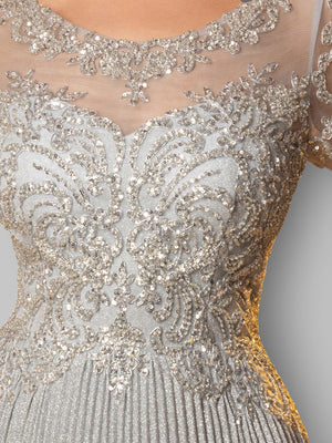 Vestido de Festa Super Luxo Apliques Deslumbre - Aurea Dress
