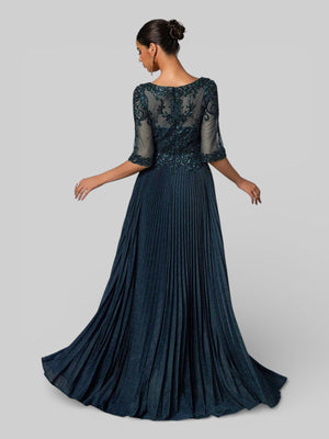 Vestido de Festa Super Luxo Apliques Deslumbre - Aurea Dress