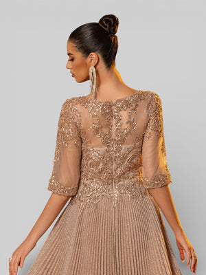Vestido de Festa Super Luxo Apliques Deslumbre - Aurea Dress