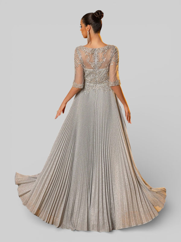 Vestido de Festa Super Luxo Apliques Deslumbre - Aurea Dress