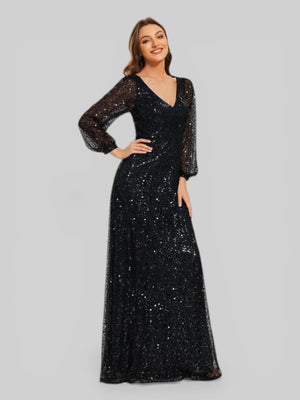 Vestido de Festa Plus Lantejoulas Marielly