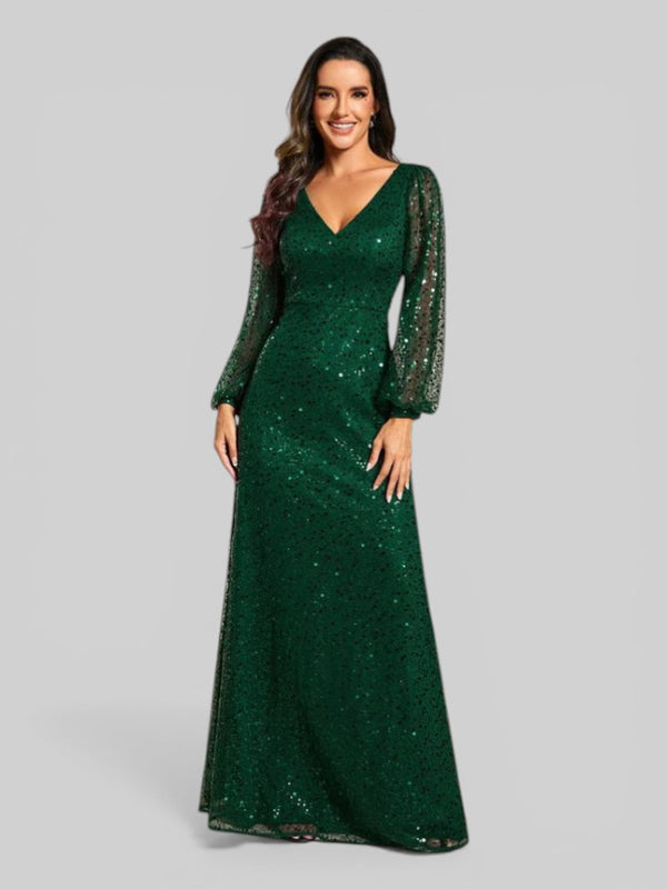 Vestido de Festa Plus Lantejoulas Marielly
