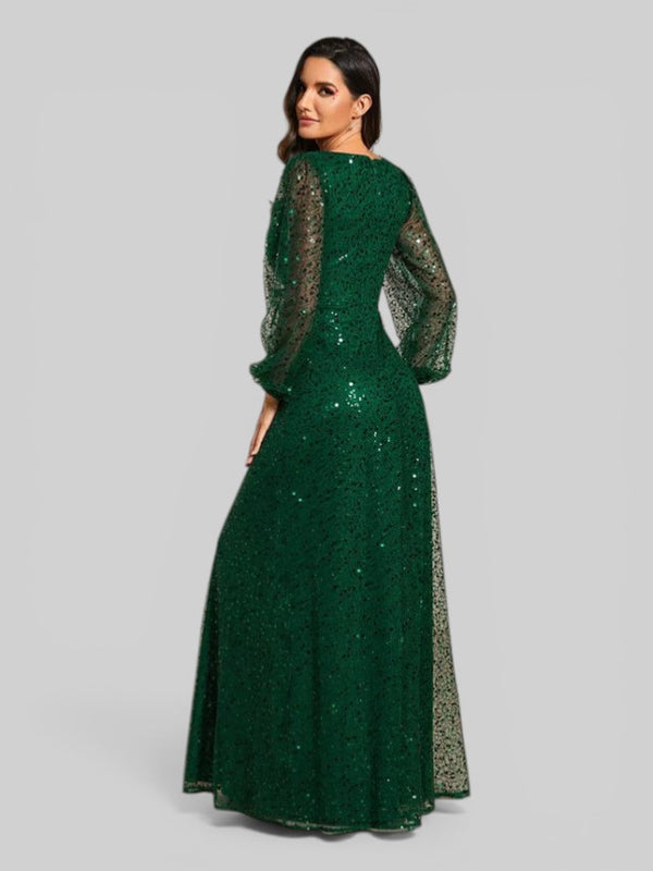 Vestido de Festa Plus Lantejoulas Marielly
