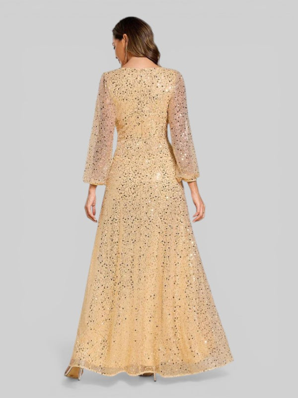 Vestido de Festa Plus Lantejoulas Marielly