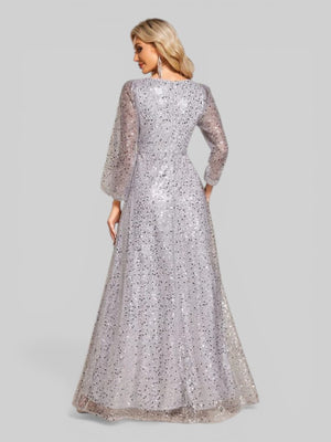 Vestido de Festa Plus Lantejoulas Marielly