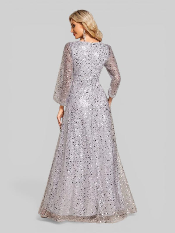 Vestido de Festa Plus Lantejoulas Marielly