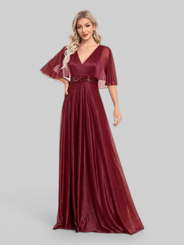 Vestido de Festa Longo Brilhante Faro - Aurea Dress