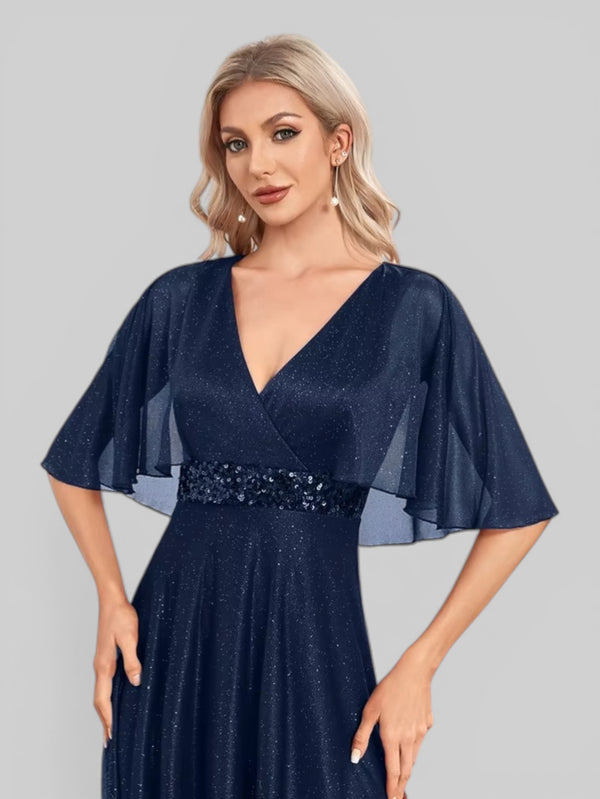 Vestido de Festa Longo Brilhante Faro - Aurea Dress
