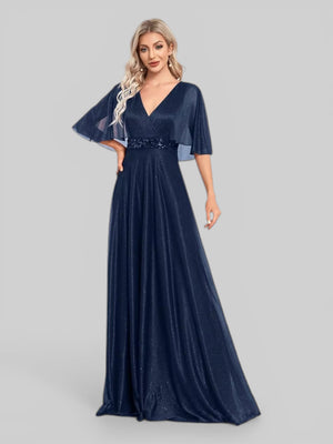 Vestido de Festa Longo Brilhante Faro - Aurea Dress