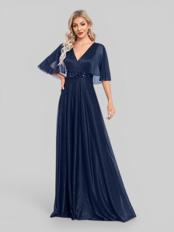 Vestido de Festa Longo Brilhante Faro - Aurea Dress
