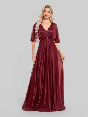 Vestido de Festa Longo Brilhante Faro - Aurea Dress