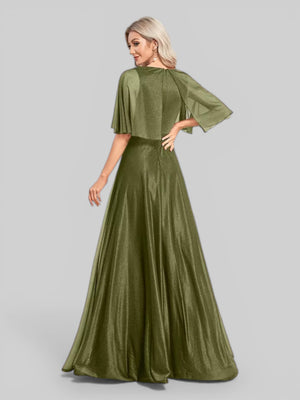 Vestido de Festa Longo Brilhante Faro - Aurea Dress