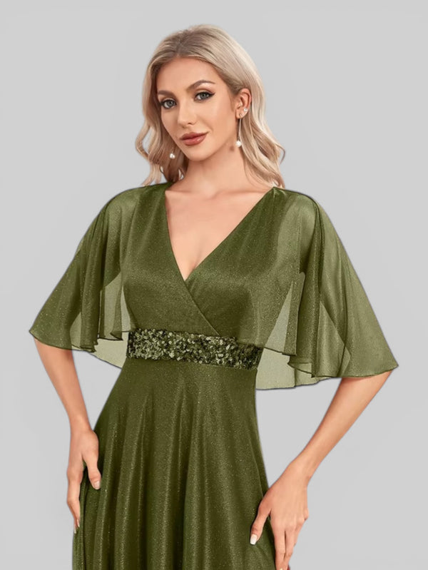 Vestido de Festa Longo Brilhante Faro - Aurea Dress