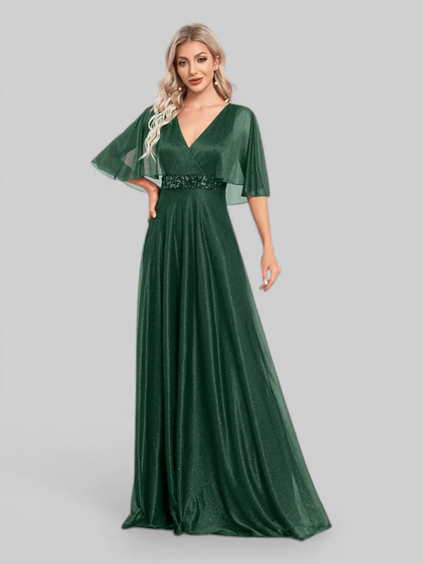 Vestido de Festa Longo Brilhante Faro - Aurea Dress