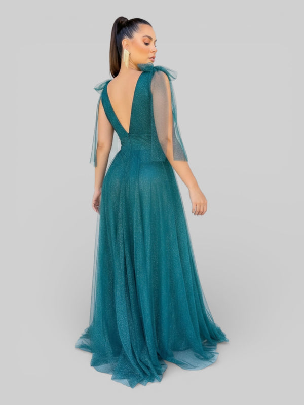 Vestido Plus Size com Brilho Paloma - Aurea Dress