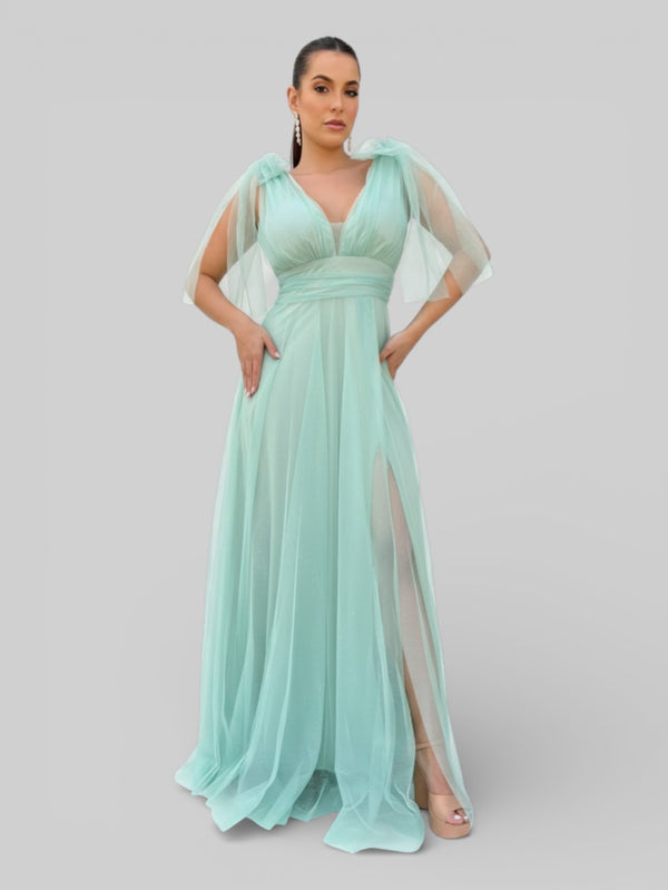 Vestido Plus Size com Brilho Paloma - Aurea Dress