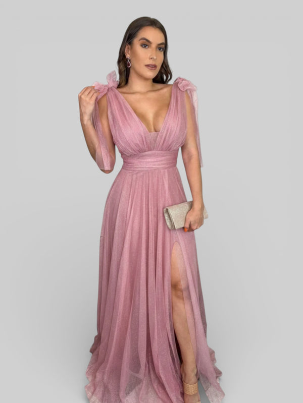 Vestido Plus Size com Brilho Paloma - Aurea Dress