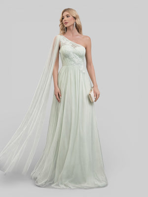 Vestido de Festa Bordado com Faixas Jacqueline - Aurea Dress