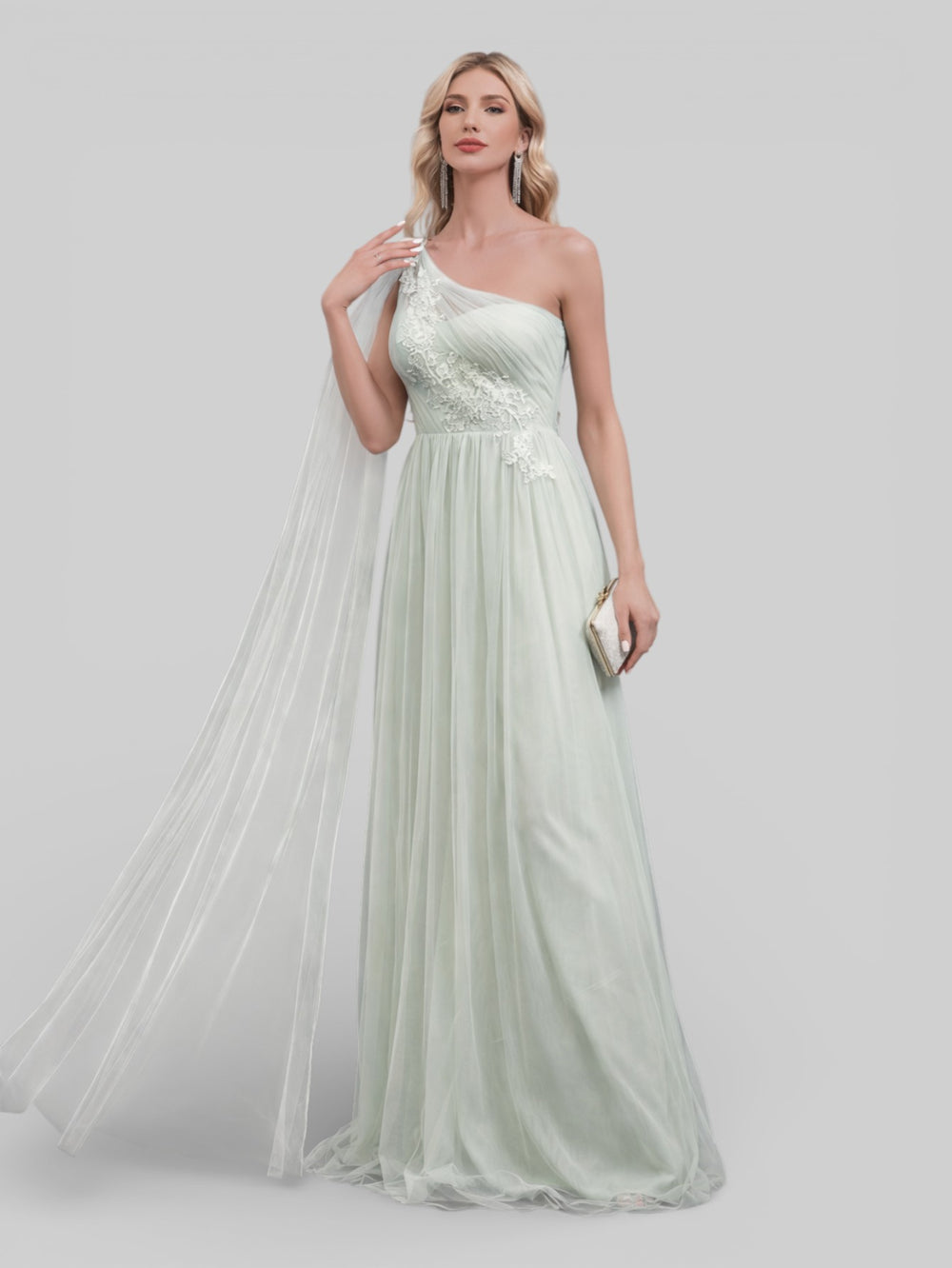 Vestido de Festa Bordado com Faixas Jacqueline - Aurea Dress