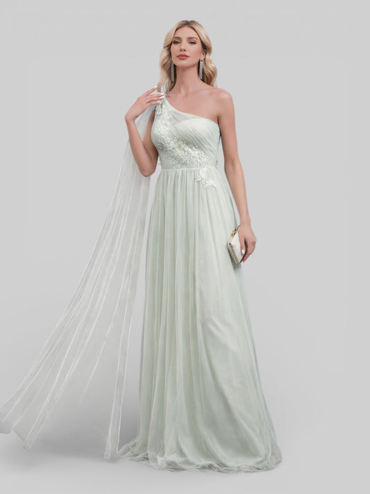 Vestido de Festa Bordado com Faixas Jacqueline - Aurea Dress
