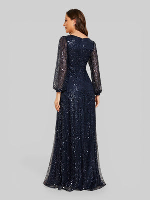 Vestido de Festa Plus Lantejoulas Marielly