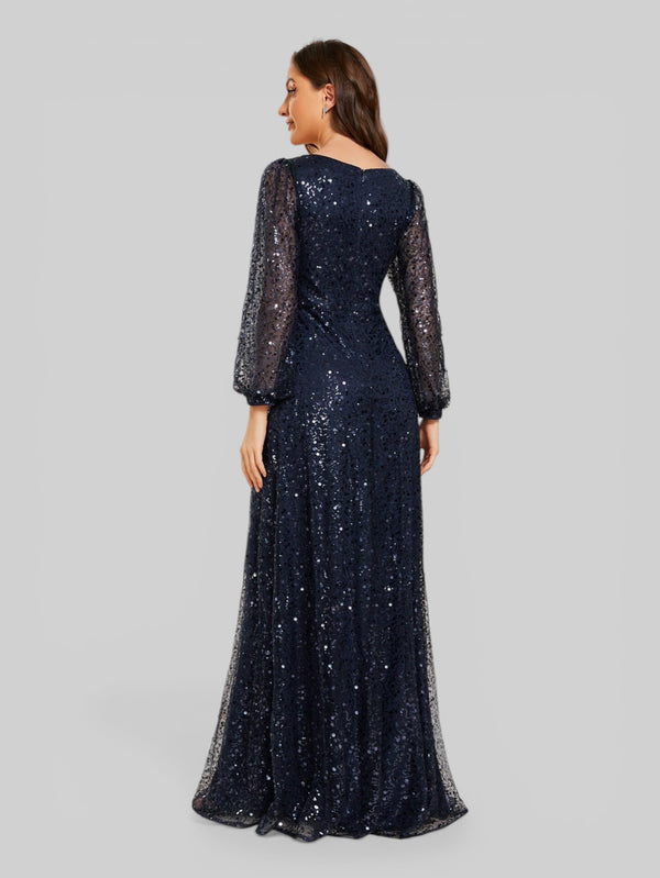 Vestido de Festa Plus Lantejoulas Marielly