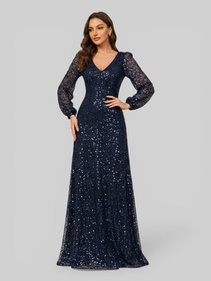 Vestido de Festa Plus Lantejoulas Marielly