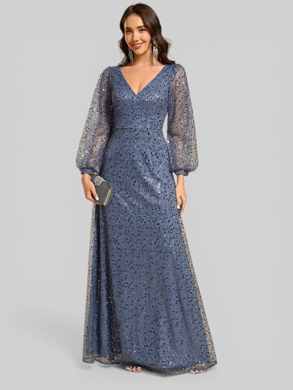 Vestido de Festa Plus Lantejoulas Marielly