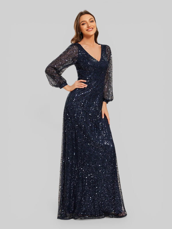 Vestido de Festa Plus Lantejoulas Marielly
